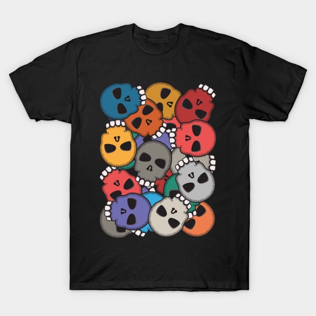 Gumball Skulls T-Shirt by SunGraphicsLab